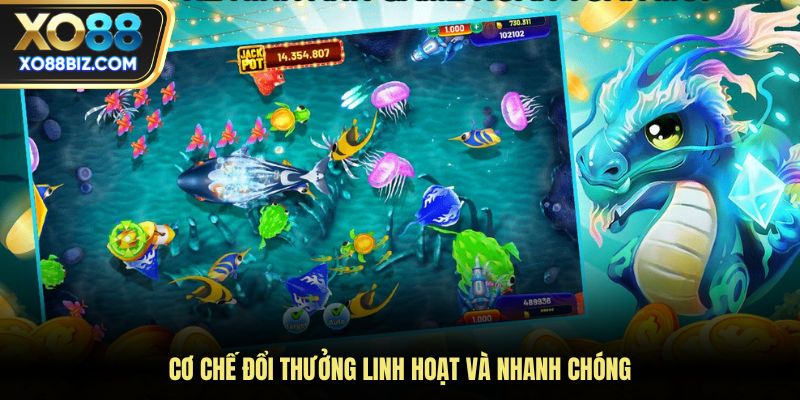 Cơ chế đổi thưởng linh hoạt và nhanh chóng